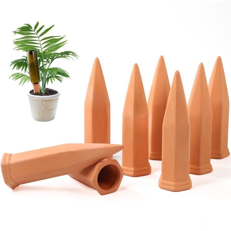 CUZZME 20-Pack Plant Watering Devices, Automatic Watering System for Potted Plants, Self Watering Spikes, Plant Water Seepage Device, Water Your Indoor and Outdoor Plants While on Vacation - Image 1